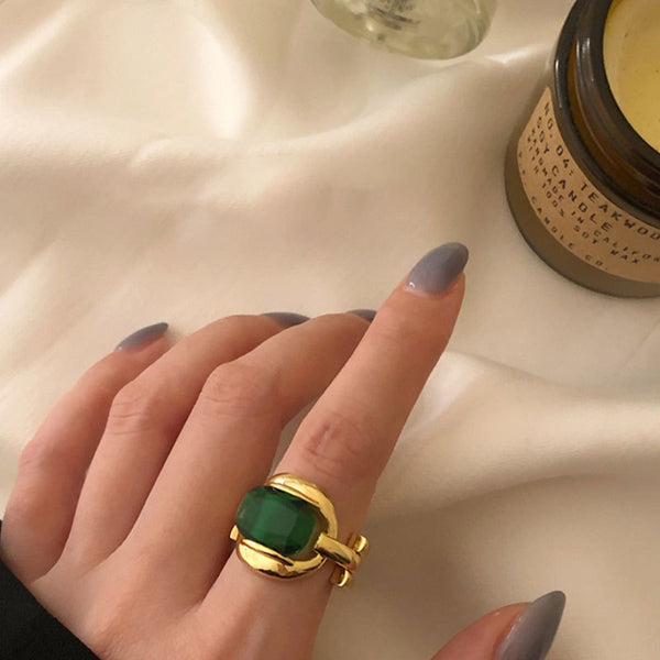 Emerald Gold Ring