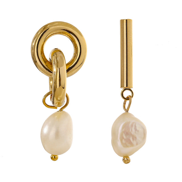 Temperament Circle Earrings